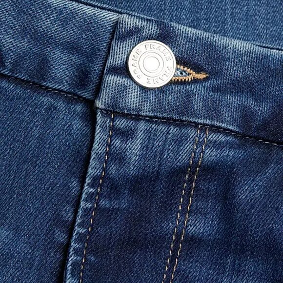 NEW FRAME Le Cropped Mini Bootcut Jeans With Raw Cuffs in Lupine women 725 5m3 - Picture 5 of 8